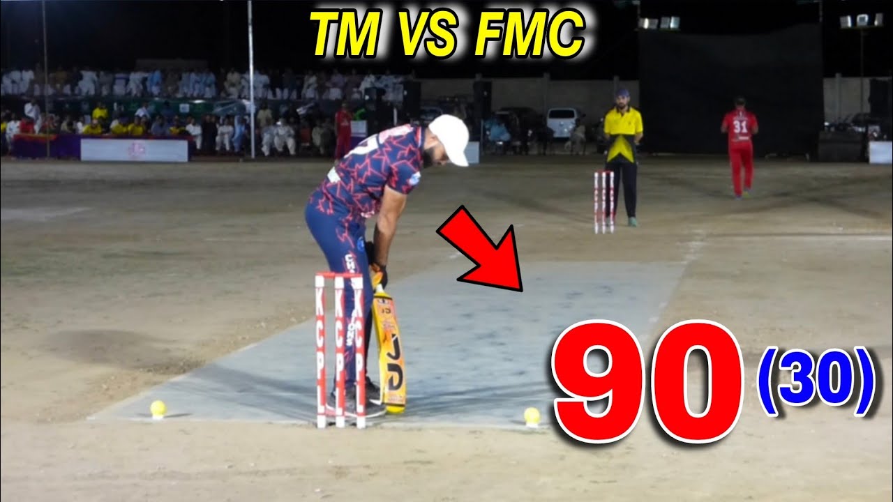 NO LOOK 😲🧐 90 RUNS NEED 30 BALLS FAHAD MAIN CHANNU VS TAMOUR MIRZA BEST ...