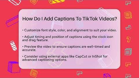 How Do I Add Captions To TikTok Videos? - Everyday-Networking