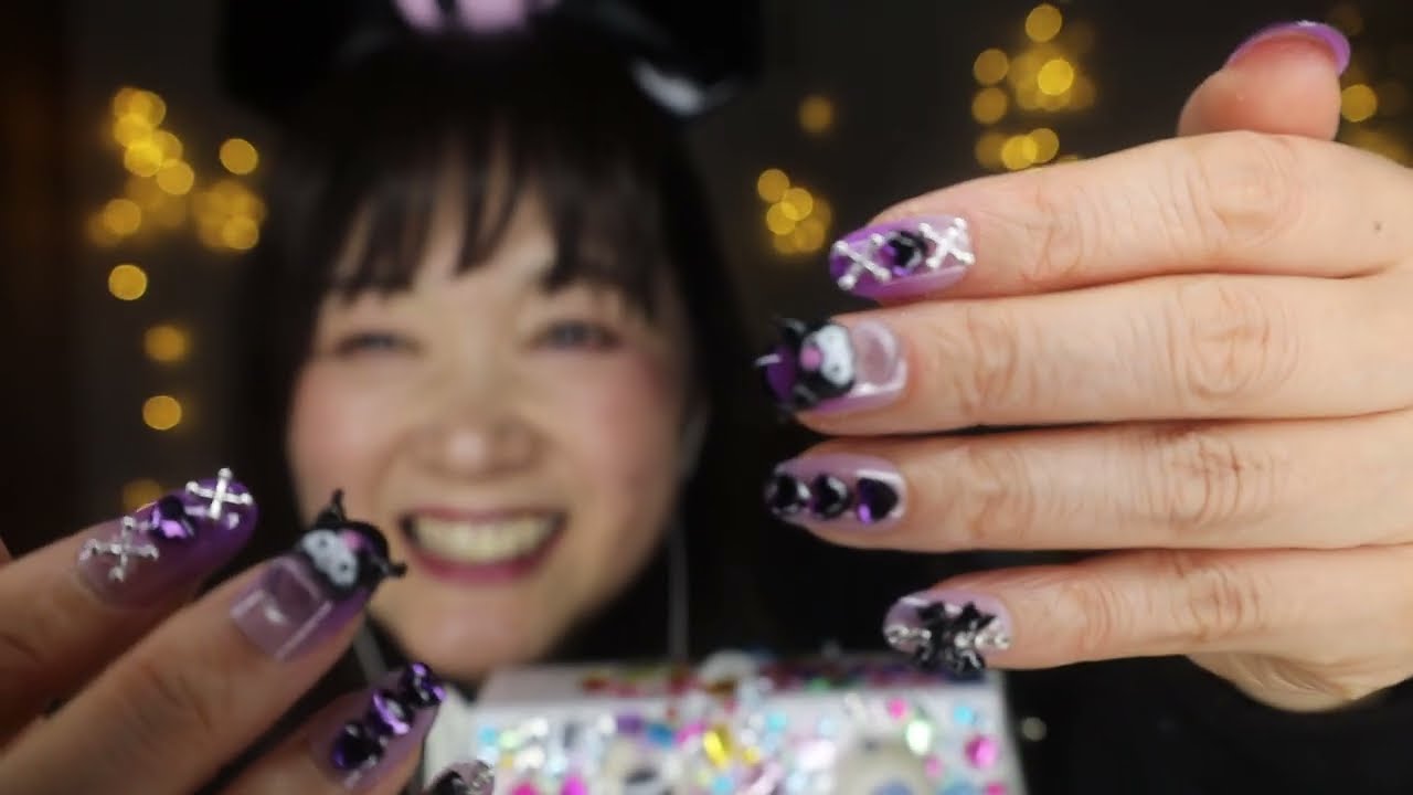 [ASMR] Куроми постукивает ногтями и постукивает ногтями Куроми по различным товарам 💅