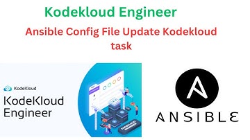 Ansible Config File Update Kodekloud task