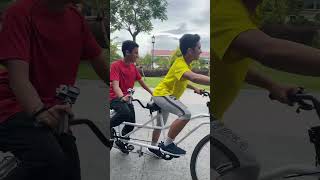 DoMat Riweuh Naik Sepeda Bonceng 2 Di Kiara Artha Park | #Shorts