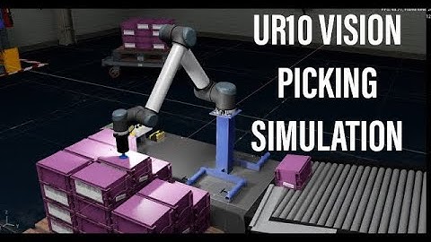 Autonomous Robot Picking System using Computer Vision Simulation
