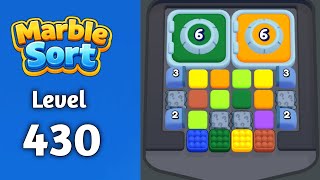 Marble sort Level 430 walkthrough solution 