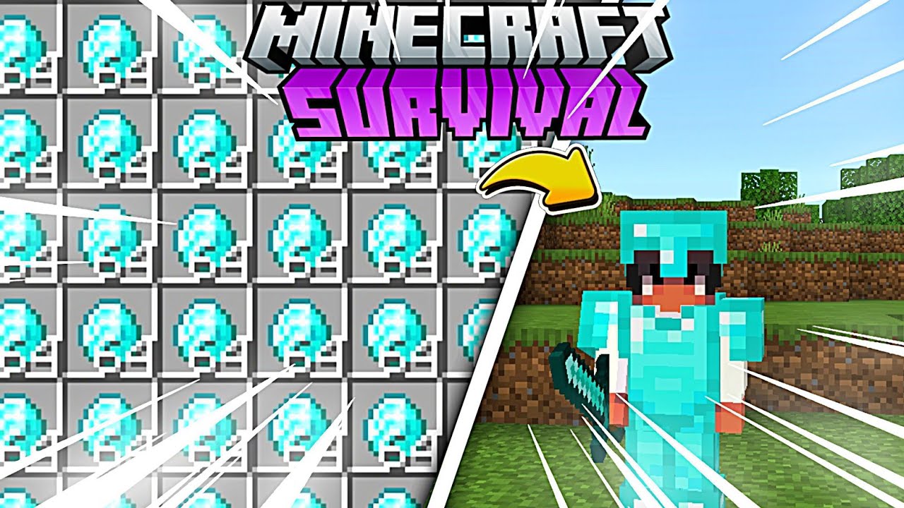 I made Diamond Armour || Minecraft Survival Series - YouTube