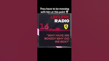 Leclerc doesn’t crash out on them enough #charlesleclerc #ferrari #ferrarif1 #f1 #f1edit #f1memes