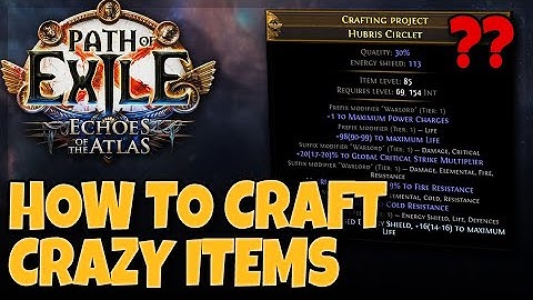 New Incredible Crafting Tool For Path of Exile - Learn How To Craft ANY Item In The Game!