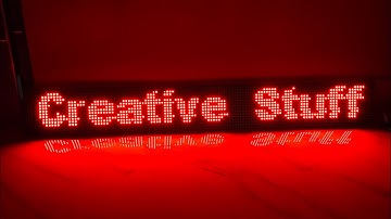 How to Make a LARGE SCROLLING TEXT Display at Home 2