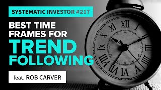 Best Time Frames for Trend Following | Systematic Investor 217 | feat. Rob Carver