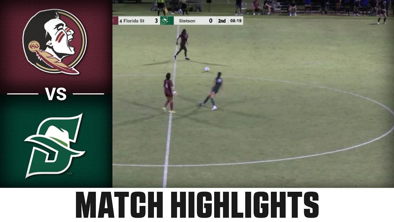 Florida State vs. Stetson Match Highlights | 2026 ACC Women's Soccer