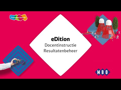eDition - Docentinstructie – Resultatenbeheer