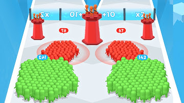 COUNT MASTERS: Crowd Runner 3d Gameplay - Android IOS Gameplay - Levels (54-56).