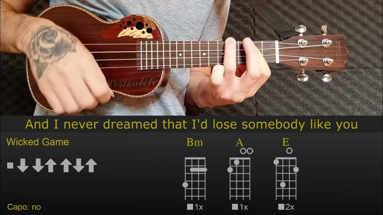 Chris Isaak Wicked Game Easy Ukulele Lesson Tutorial with Chords