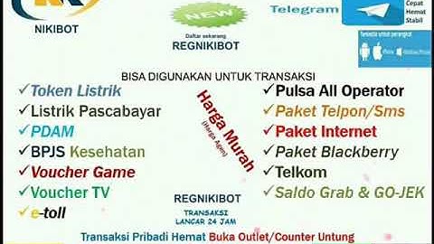 Server Pulsa Nikibot (TRANSAKSI CEPAT & LANCAR)