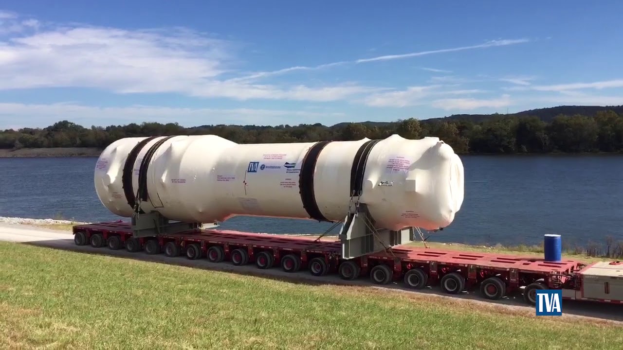 Massive Nuclear Steam Generators Offload YouTube