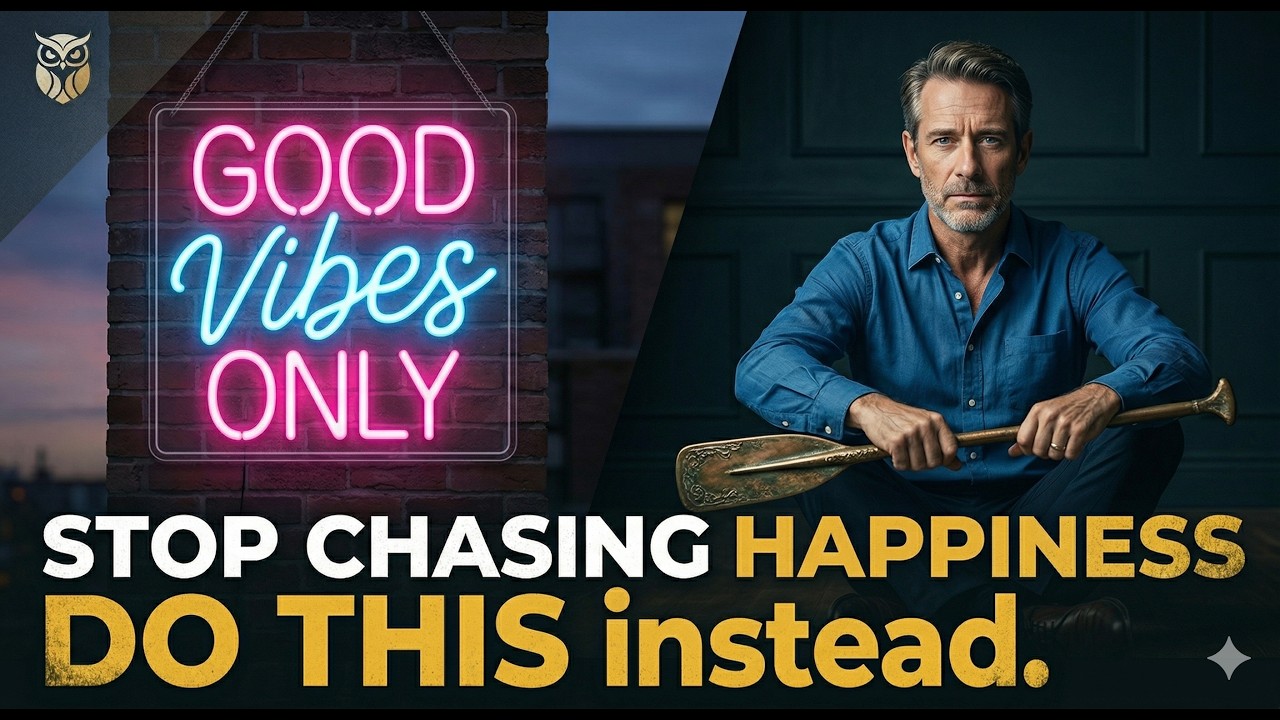 Stop Chasing Happiness. Do This Instead - YouTube