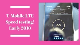T-Mobile LTE Speedtesting! Early 2018