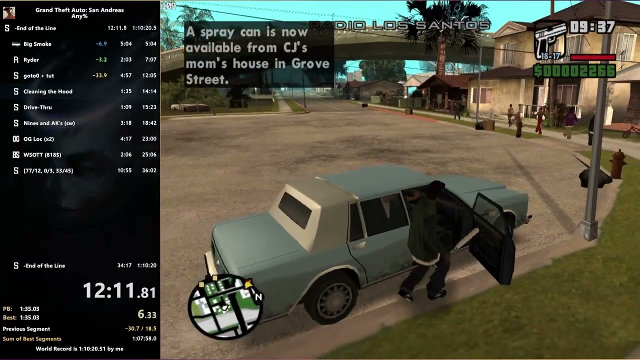 GTA: SA』オリジナル版の新たなテクニックでRTA記録約2時間更新。借金