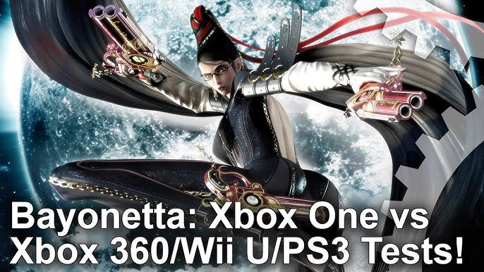 Bayonetta 1 Wii U vs Xbox 360 vs PS3 Frame-Rate Test 