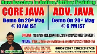 CORE JAVA & ADV. JAVA Online/Offline Training by Nagoor Babu screenshot 2