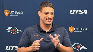 UTSA OL Jonah Miller Media Day Interview 8.15.26