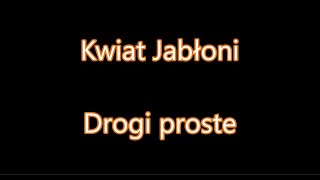 Video thumbnail of "Kwiat Jabłoni - Drogi proste [Tekst]"