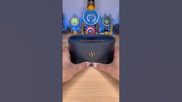 Flame Humidifier Upgraded Flame Fireplace Air Aroma USB Essential Oil Diffuser #sell #best #flame