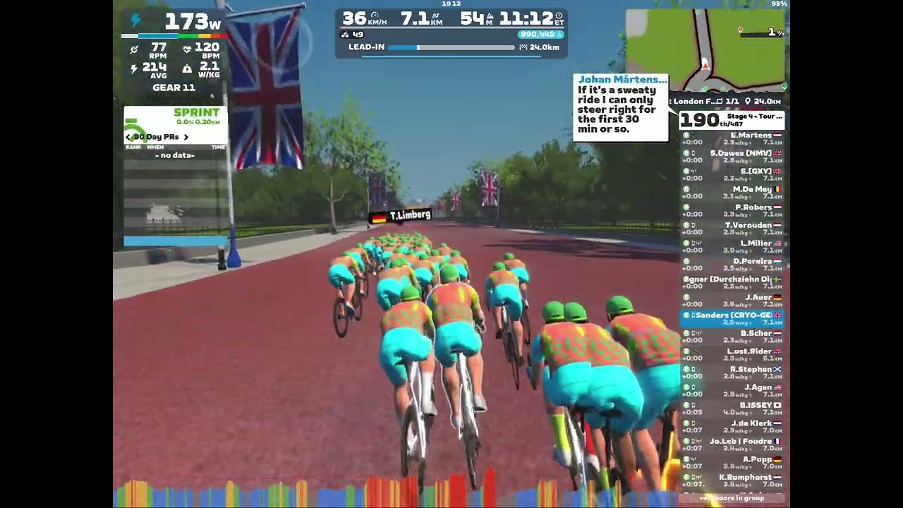 NEW ZWIFT STAGE 4 LONDON - Tour de Zwift on Greater London 26-01-2026