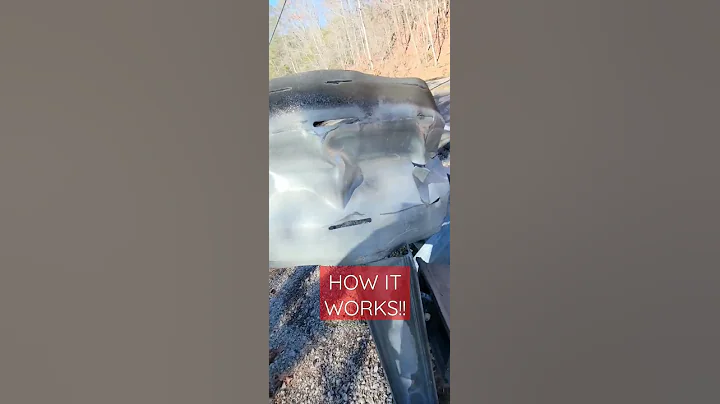 How a MSKT Guardrail End Terminal Works in an Energy Absorbing Impact. Crash in Roane County,  TN