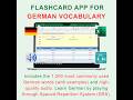 German Vocabulary Flashcards | Excel App | 1,200 Most Common German Words with Audio + Examples