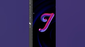 How to Create a Styled Mixer Brush Text Effect in Adobe Photoshop #shorts