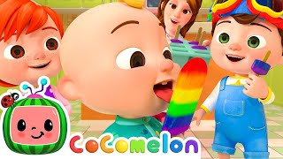 The Colors Song With Popsicles More Food Nursery Rhymes & Kids Songs - Cocomelon