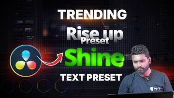 🔥 VIRAL Text Effects in DaVinci Resolve Tutorial | Tamil | Make Your Titles POP! 💥