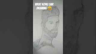 Drawing King Kohli with Pencil! 👑🏏 | Virat Kohli Sketch #shorts #viratkohli