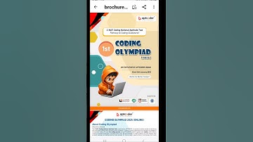 Coding Olympiad for Kids #shorts #olympiad  #viralreels