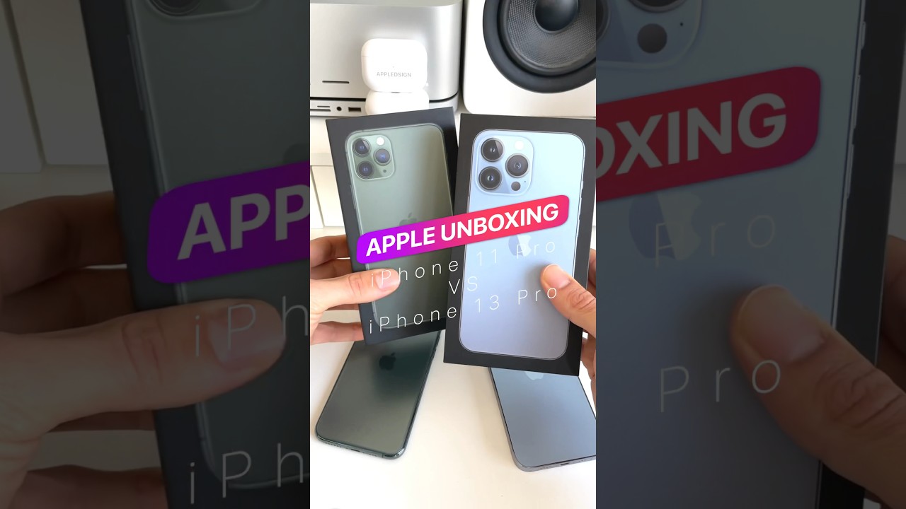 iPhone 11 Pro vs iPhone 13 Pro Unboxing!!