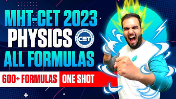 MHTCET FULL REVISION ONE SHOT ALL FORMULAS - PHYSICS RG LECTURES | MHTCET CONCEPTS - FULL SYLLABUS
