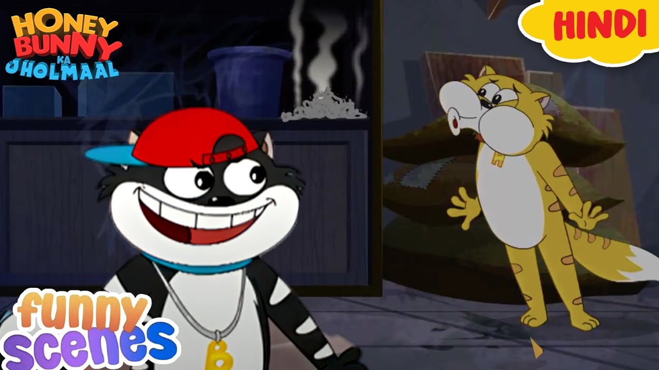 Honey Bunny Funny Scenes | Cartoon For Kids | Compilation - 01 | बच्चो की कहानियां | YO Kids Masti