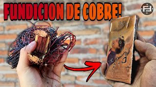 How to melt COPPER with charcoal! (Revenge) || Copper smelting || 2022