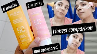 Best of Dot & key sunscreen | Honest 6 months experience | Vitamin c vs niacinamide sunscreen