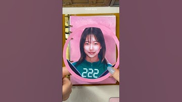 Scrapbooking 다꾸 | Squid Game 2 Player 222 JUN-HEE 오징어게임 2 준희 | Journaling