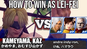 VF5 REVO - Lei-Fei Top Player Showcase | Kameyama & Kaz