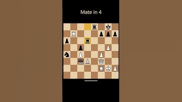 Mate in 4! Tricky chess puzzle!