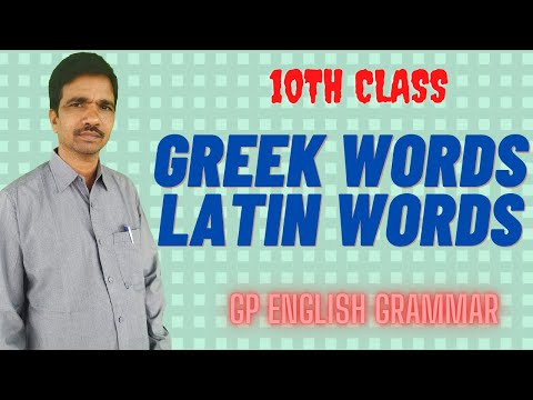 Video: Is sillabus Grieks of Latyn?
