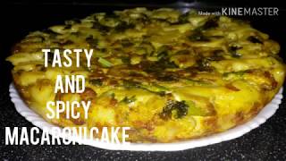 Tasty And Spicy Chicken Macaroni Cake