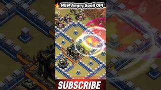🔥 NEW Angry Spell + Wall Breaker = OP! | Clash of Clans #Shorts #gaming #supercell #ytshorts #coc