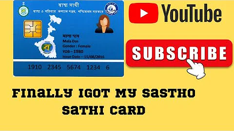 # Finally I got my sastho sathi card# youtube volg...