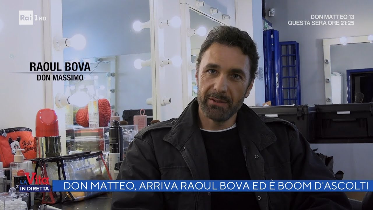 Don Matteo, arriva Raoul Bova ed è boom di ascolti - La vita in diretta 05/05/2022