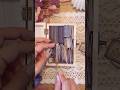 ASMR |1min journaling ✨️ #asmr #journaling #コラージュ #scrapbooking
