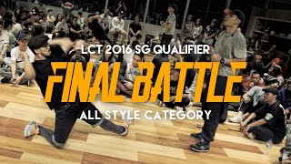 Marcus Marzipan vs Rye-zal | All Style Finals | Lion City Throwdown 2016 SG Qualifier