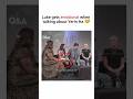 Luke gets emotional when talking about Yerin Ha #LukeThompson #Shorts